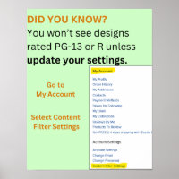 feminist - settings on Zazzle - poster