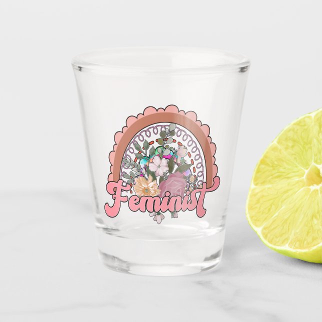 Feminist Shot Glass (Front)