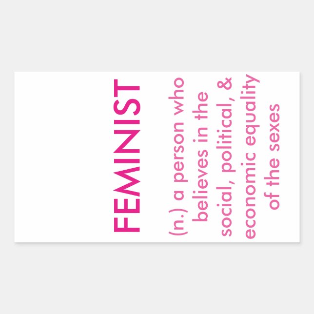 Feminist Sticker (Front)