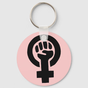 Feminist Symbol Key Ring