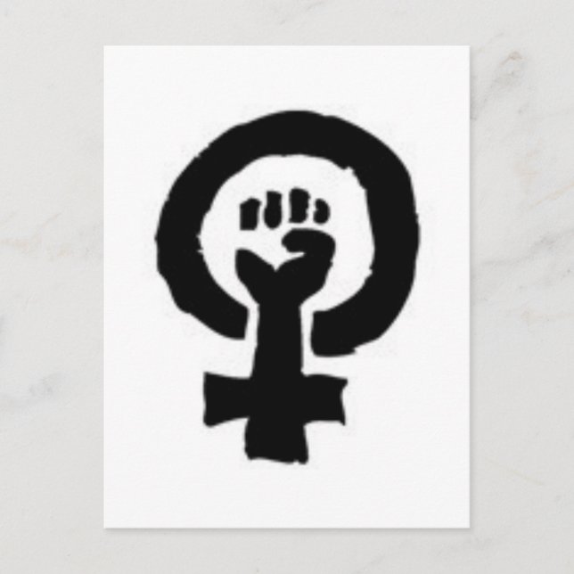 Feminist Symbol Postcard (Front)