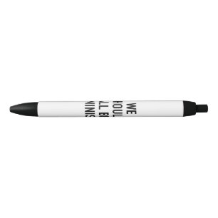 Feminist T-Shirt - We Should All Be Feminists - Fe Black Ink Pen