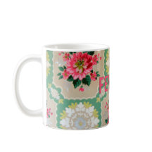 Feminist vintage wallpaper mug