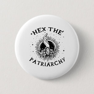 Feminist Wicca Witch Hex The Patriarchy Witch-craf 6 Cm Round Badge