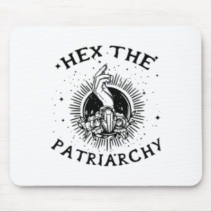 Feminist Wicca Witch Hex The Patriarchy Witch-craf Mouse Mat