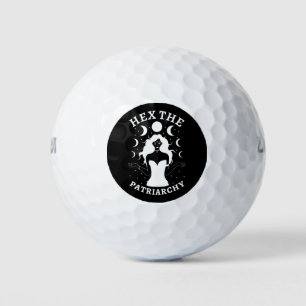 Feminist Witch - Hex The Patriarchy II Golf Balls