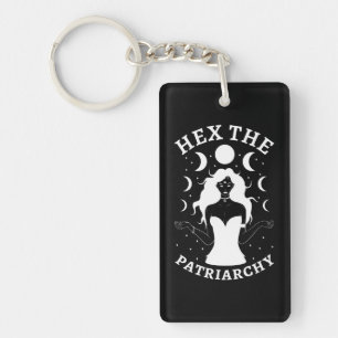 Feminist Witch - Hex The Patriarchy II Key Ring