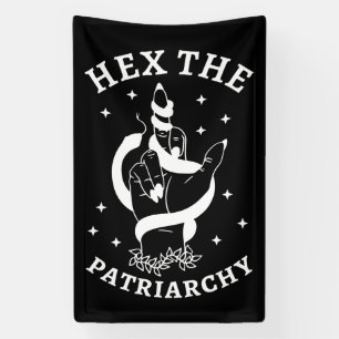 Feminist Witch - Hex The Patriarchy III Banner