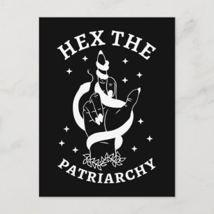 Feminist Witch - Hex The Patriarchy III Postcard