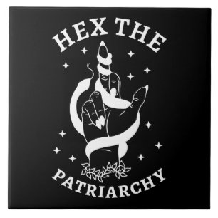 Feminist Witch - Hex The Patriarchy III Tile