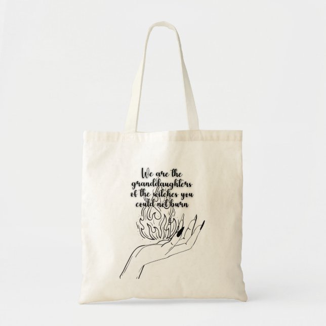 Feminist Witchy Tote Bag (Front)