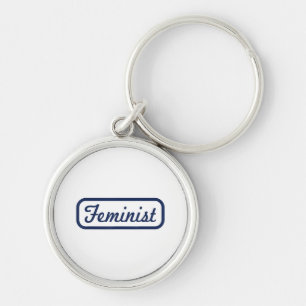 Feminist Woman Power Vintage T Shirt Tee Gift Key Ring