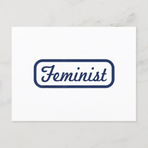 Feminist Woman Power Vintage T Shirt Tee GiftFemin Postcard