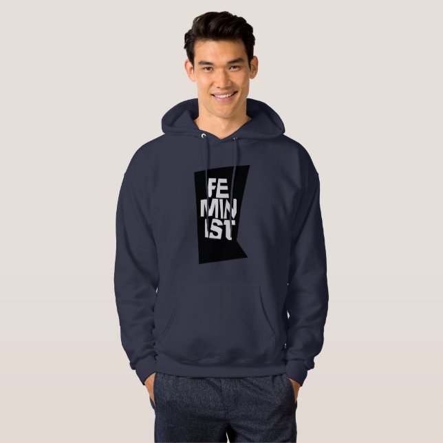 Feminist women female girl me too equal woman hoodie (Front Full)