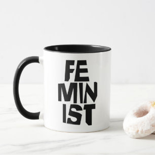 Feminist women female girl me too equal woman mug
