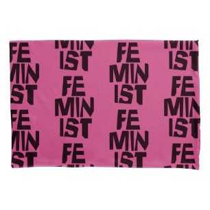 Feminist women female girl me too equal woman pillowcase