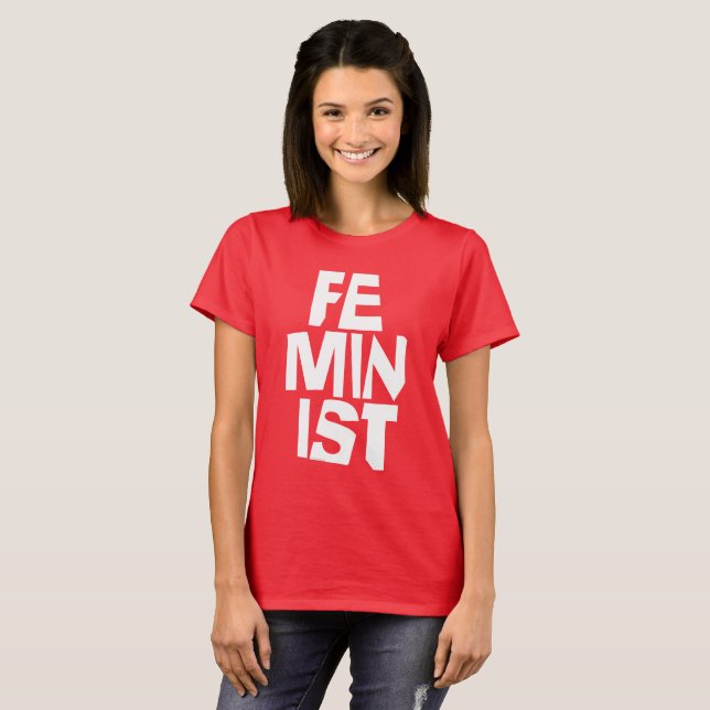 Feminist women female girl me too equal woman T-Shirt (Front Full)