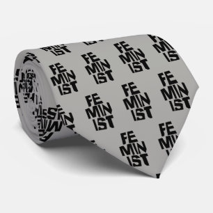 Feminist women female girl me too equal woman tie