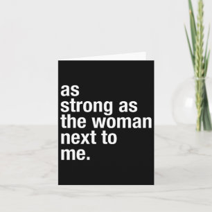 Feminist Women Lifting Women Feminism Resist Card