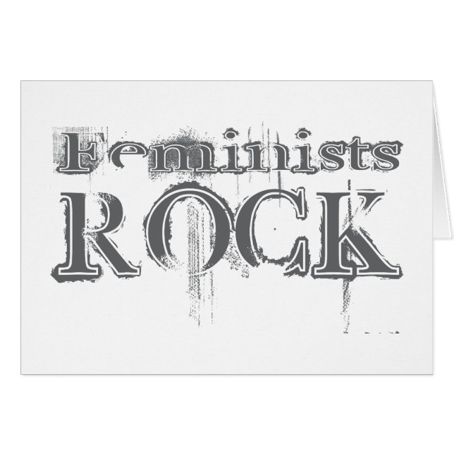 Feminists Rock (Front Horizontal)