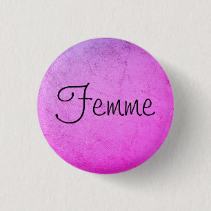 Femme 3 Cm Round Badge