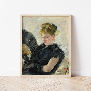 Femme À L’éventail   Berthe Morisot Poster