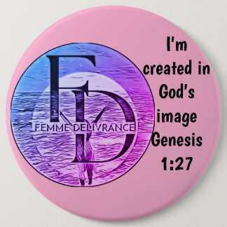 Femme Delivrance Button