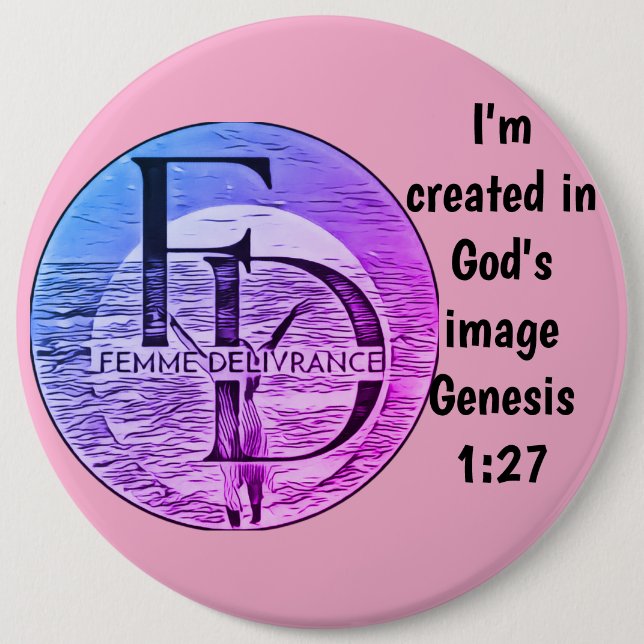Femme Delivrance Button (Front)