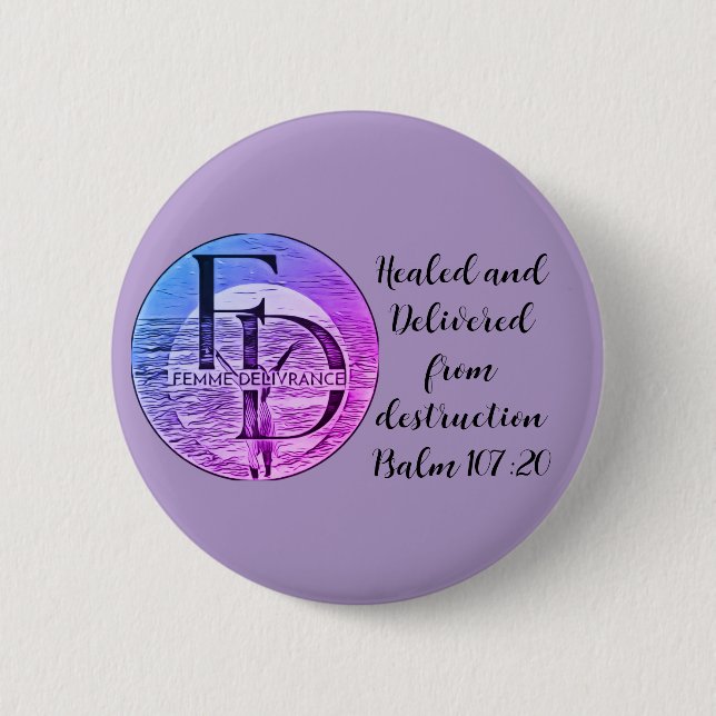 Femme Delivrance Button (Front)