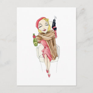 Femme Fatale Postcard
