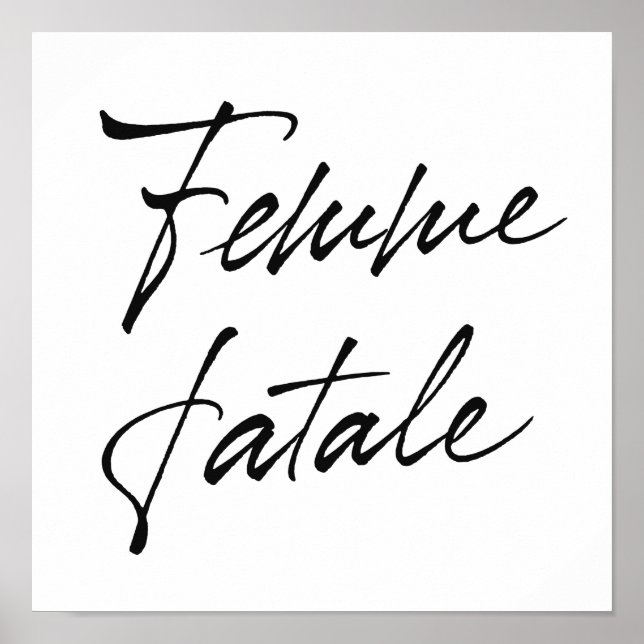 Femme Fatale Poster (Front)