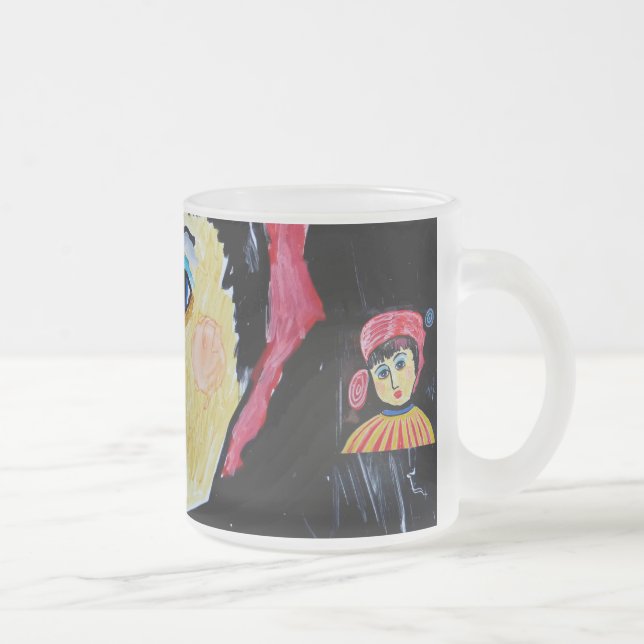 Femme Fatale Red hat Club Lady Mug (Right)