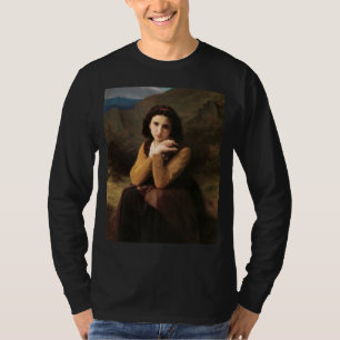 Femme Mignonne of Young Woman by Bouguereau T-Shirt