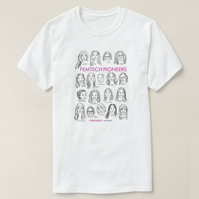 FemTech Pioneers  T-Shirt (Design Front)