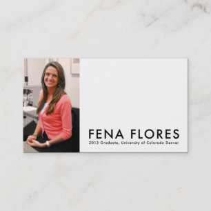 fena flores : graduate calling card
