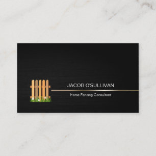 Fence Fencing Security Business Card