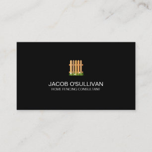Fence Fencing Security Business Card