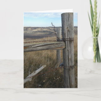 Fence Line View Note Card