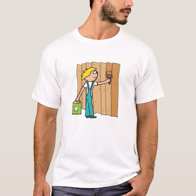 Fence Painting T-Shirt (Front)