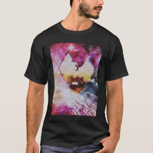 Fenced Love Los Angeles Vaporwave Aesthetic Glitc T-Shirt