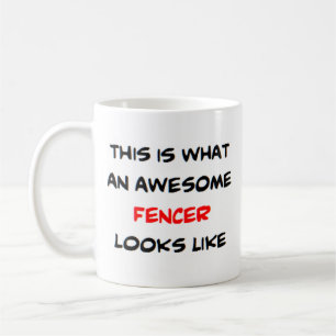 fencer, awesome coffee mug