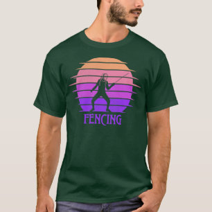 Fencer Epee Swords Girls Fencing T-Shirt