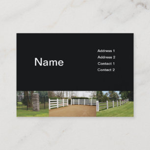 fences business card