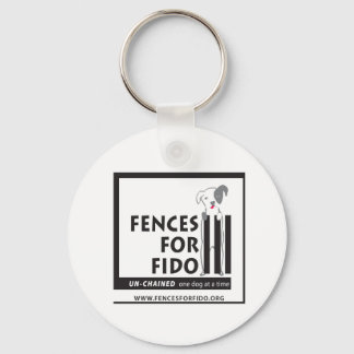 Fences For Fido Key Chain