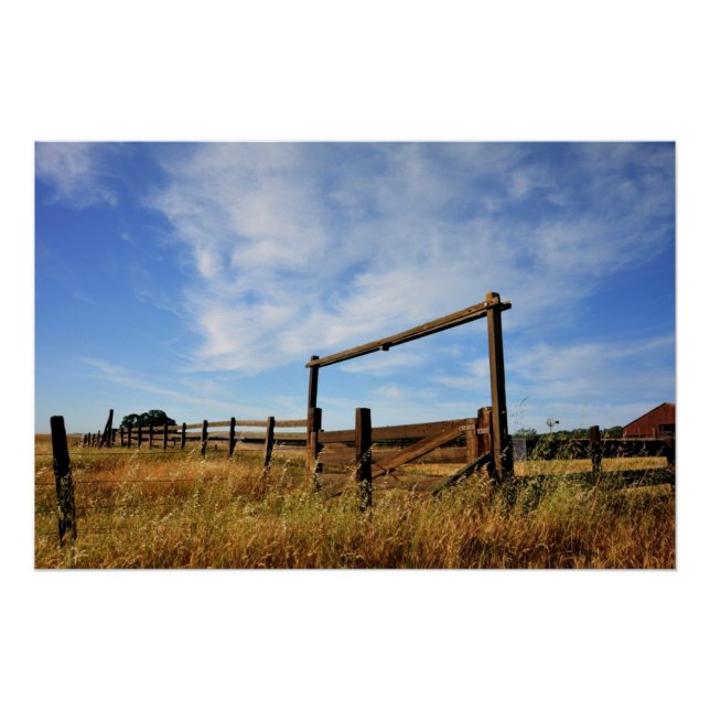 Fences in Field Poster (Front)