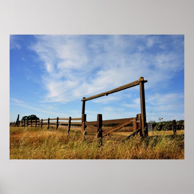 Fences in Field Poster (Front)