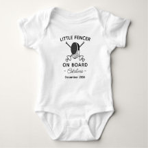 Fencing Baby Shower Little Fencer on Board Fencer