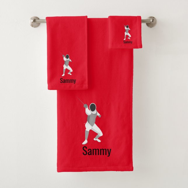 Fencing Bath Towel Set (Insitu)