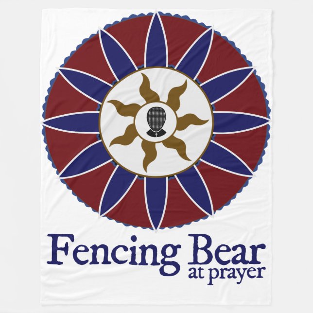 Fencing Bear at Prayer Blanket (Front)