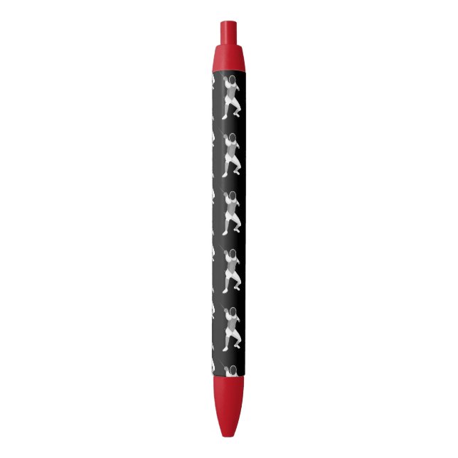 Fencing Black Ink Pen (Front Vertical)